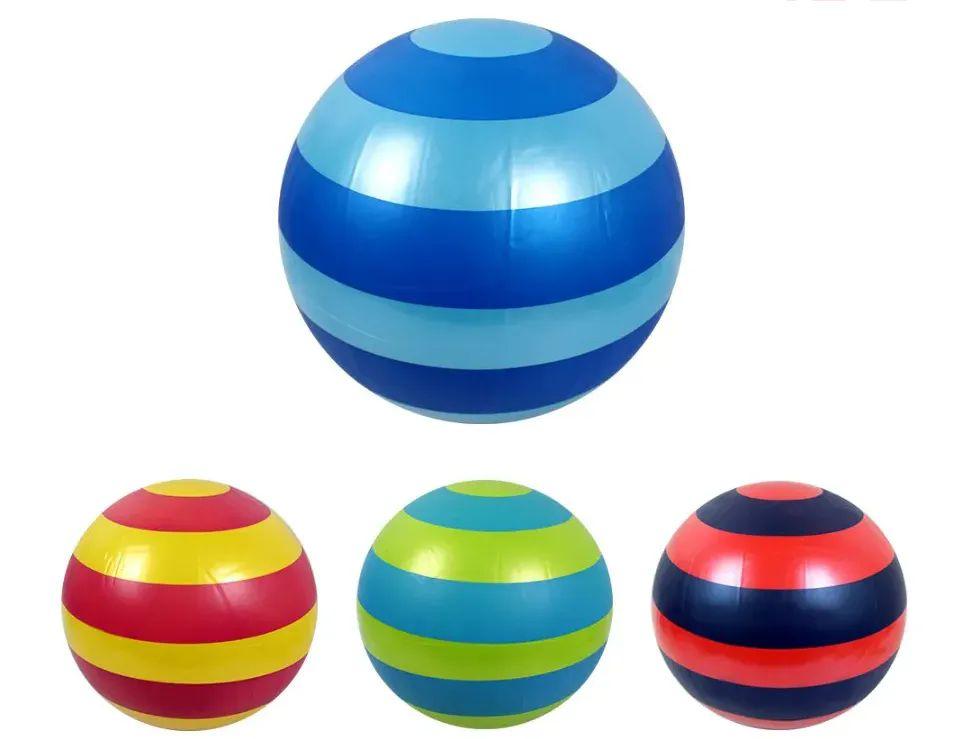 144 Wholesale 16" Stripe Inflatable Ball image