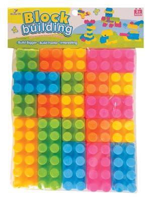 24 Wholesale Block Building 20 Pk In Pp Bag image