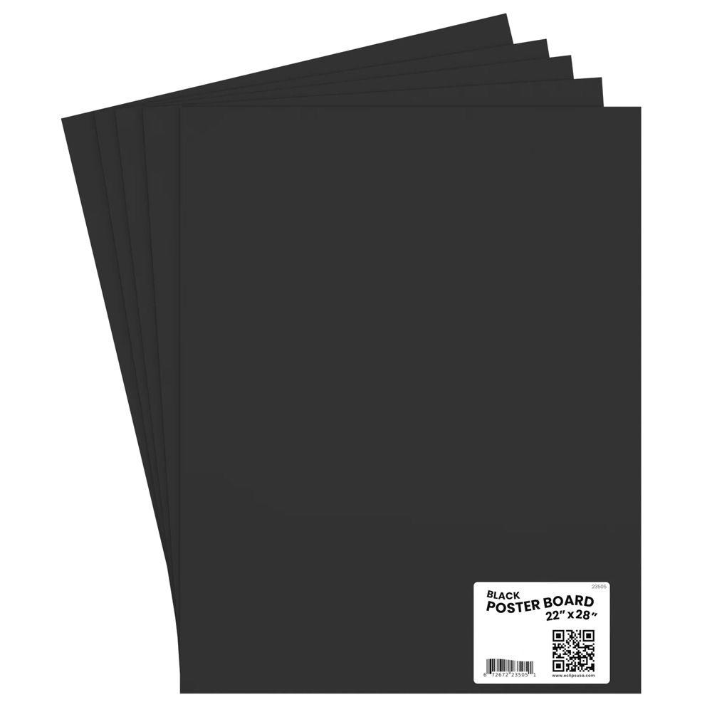 50 Wholesale Poster Board 22x28 - Black image