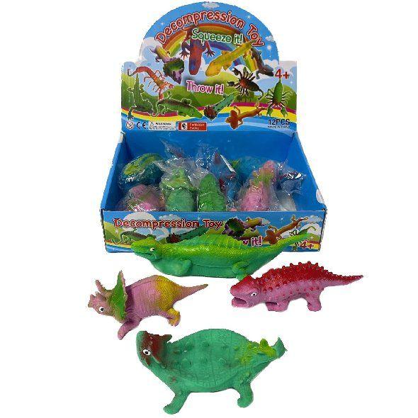 24 Wholesale Super Squishy Stretchy Toy [dinosaurs] image