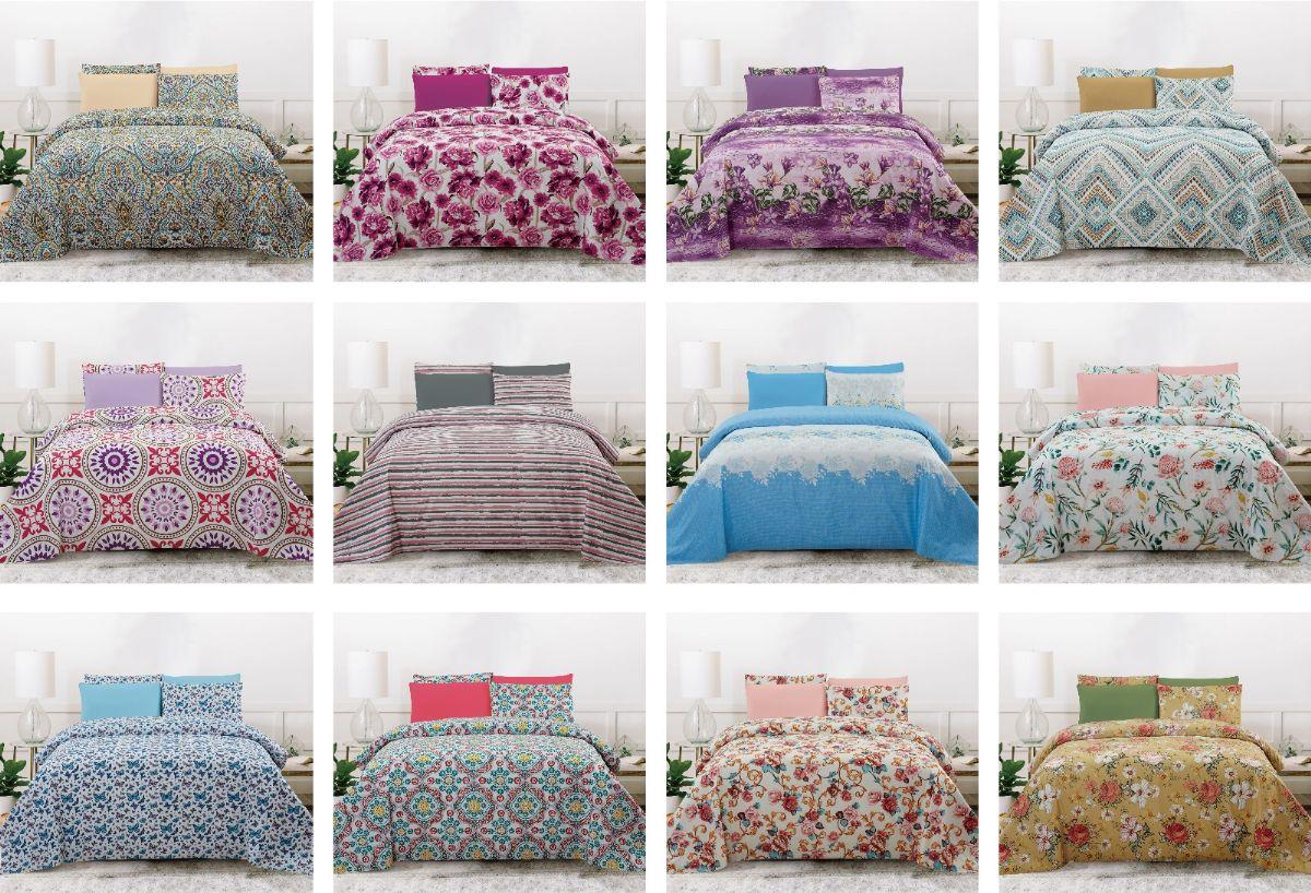 3 Wholesale Bedsheet Set In Assorted Prints Twin Size image