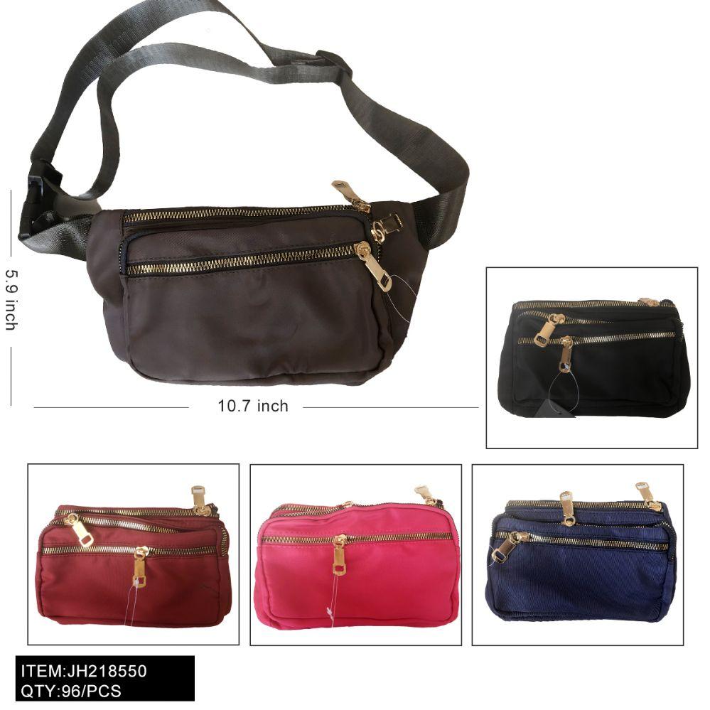 96 Wholesale Waist Bag 6"x11" 4 Color Mix image
