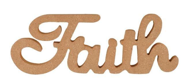 24 Wholesale Faith Wooden Diy Decor image