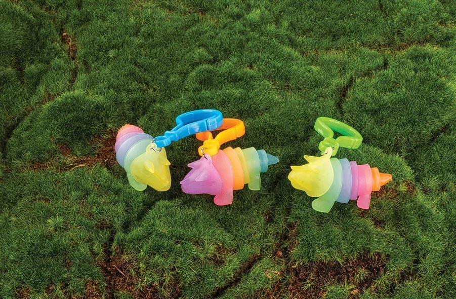 48 Wholesale Dinosaur GloW-IN-ThE-Dark Fidget Backpack Buddy image