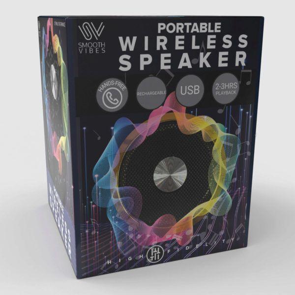 6 Wholesale 2.75" Mini Black Wireless Portable Speaker image