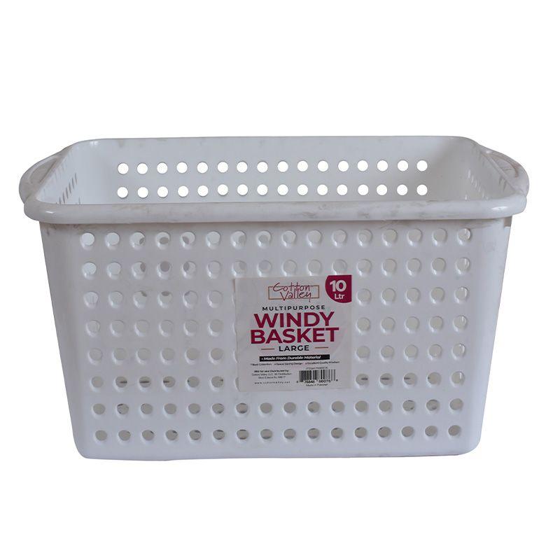 12 Wholesale Windy Basket Large 10l Asst Color image