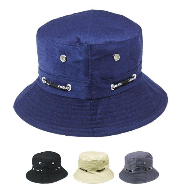 12 Wholesale Plain Solid Colors Men Cotton Bucket Hat image