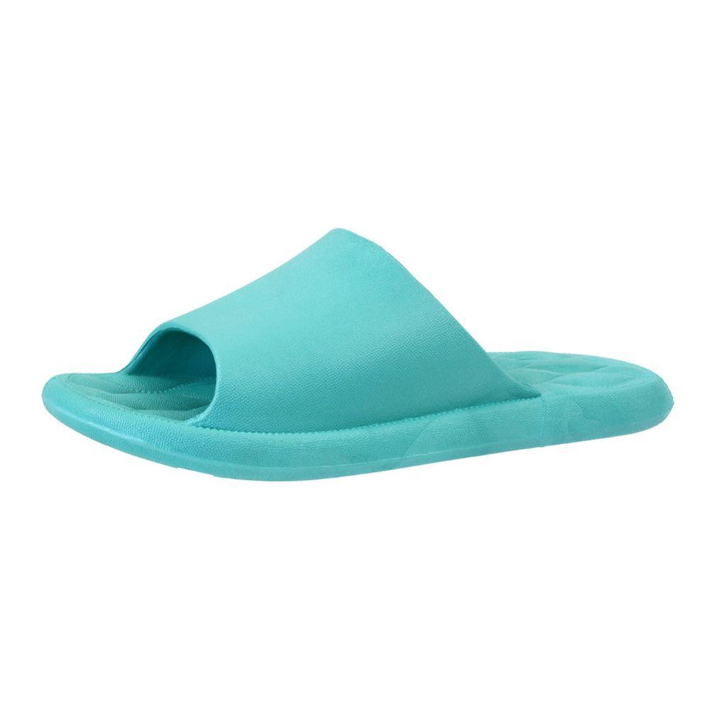 12 Wholesale Womans' Slides Turquoise image