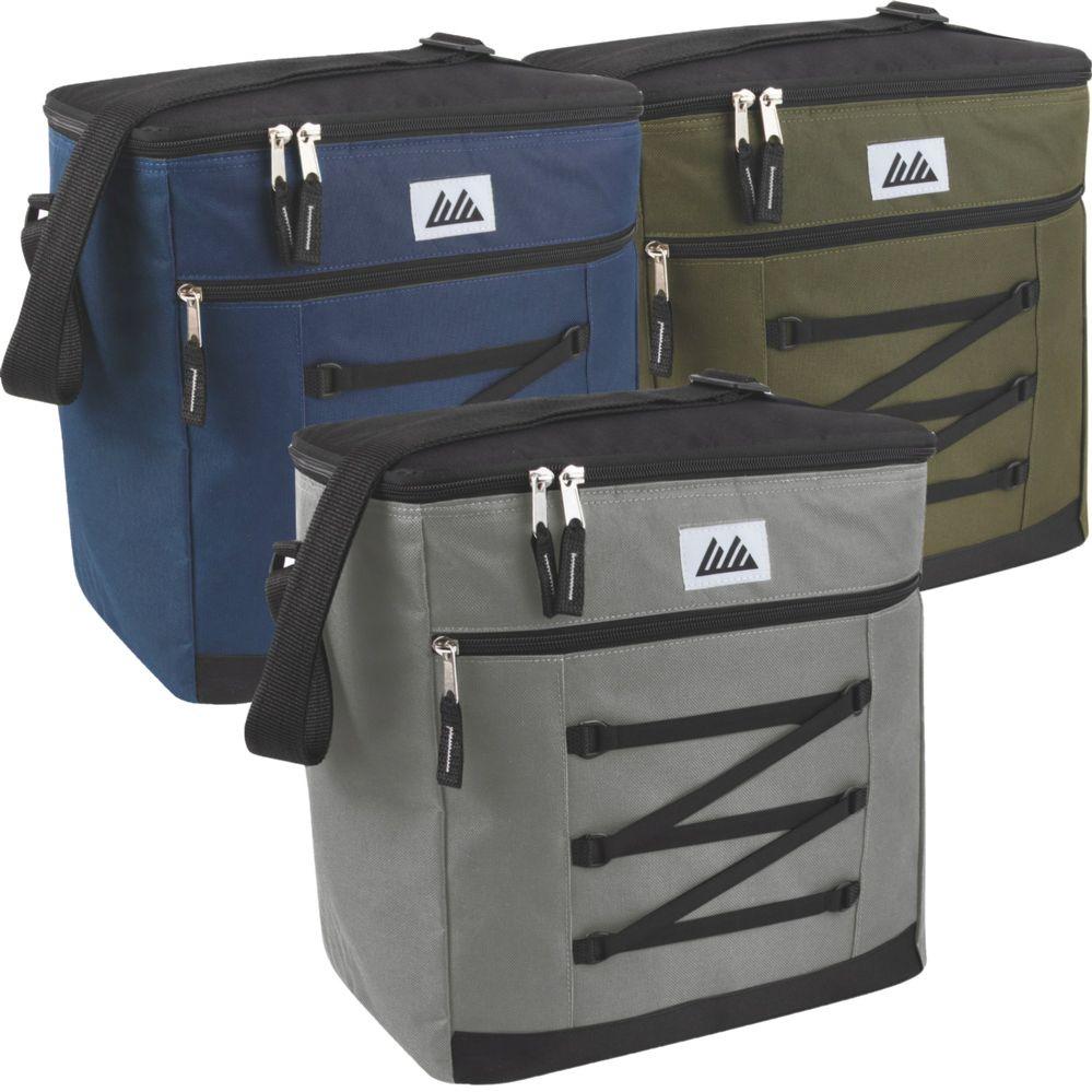 24 Wholesale Fridge Pak 30 Can Bungee Cooler Bag image
