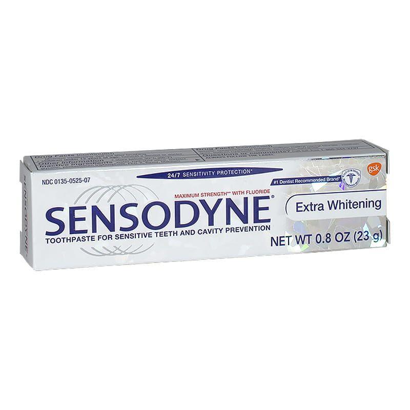 48 Wholesale Travel Size Sensodyne Extra Whitening Toothpaste image