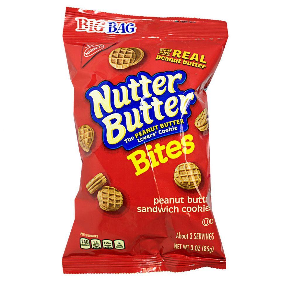 72 Wholesale Nutter Butter Peanut Butter Sandwich Cookie Bites - 3 oz. image