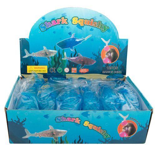 6 Wholesale Shark Gel Bead Squish (12 Pack) image