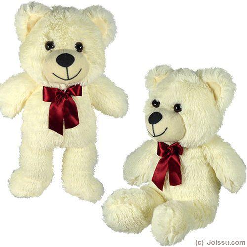 12 Wholesale 16" Plush Soft Beige Bears image