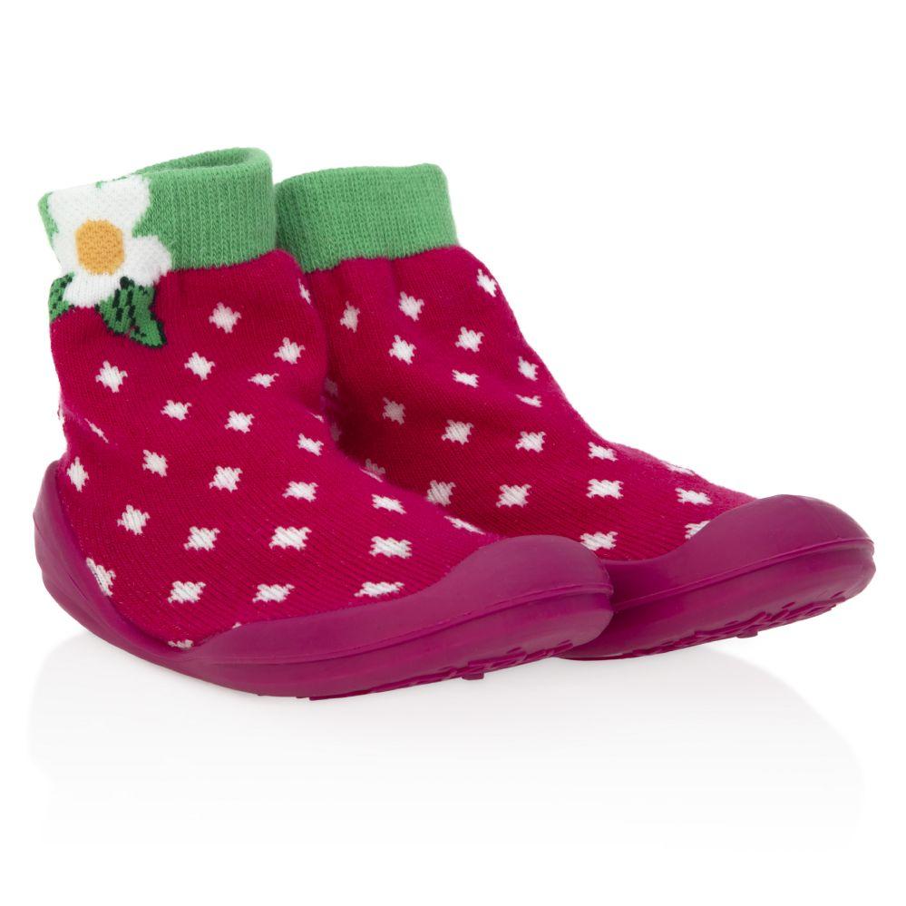 24 Wholesale Nuby Baby Rubber Shoes - Strawberry Small image