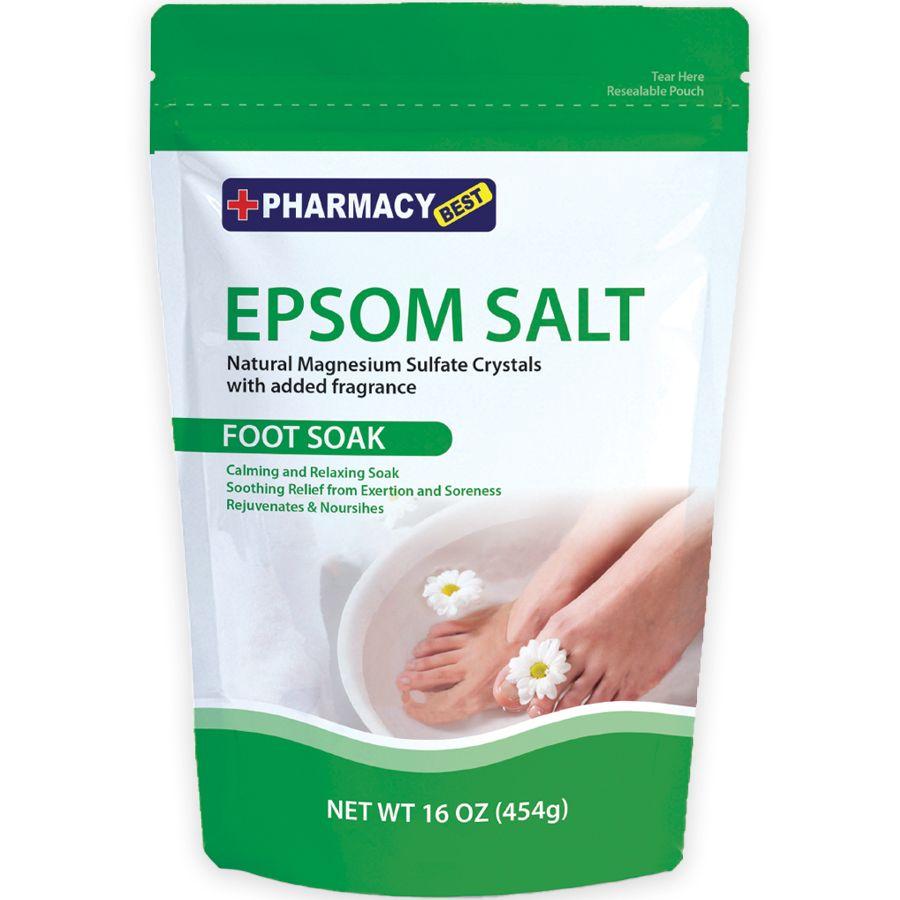12 Wholesale Pharmacy Best Epsom Salt 1 Lb Muscle & Back image