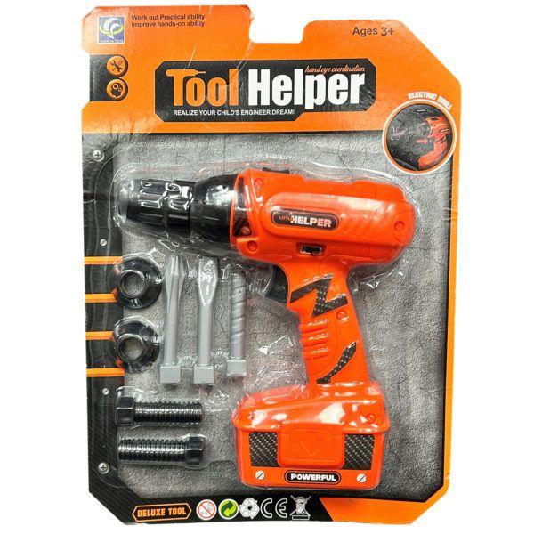 24 Wholesale Drill Toy Tool With Drill Bits And Accessories Playset image
