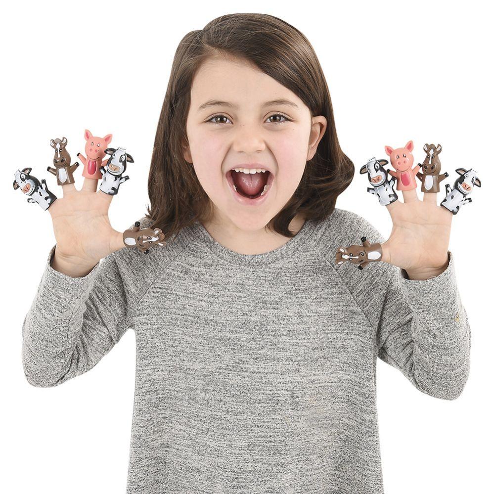 1440 Wholesale Farm Animal Finger Puppets image