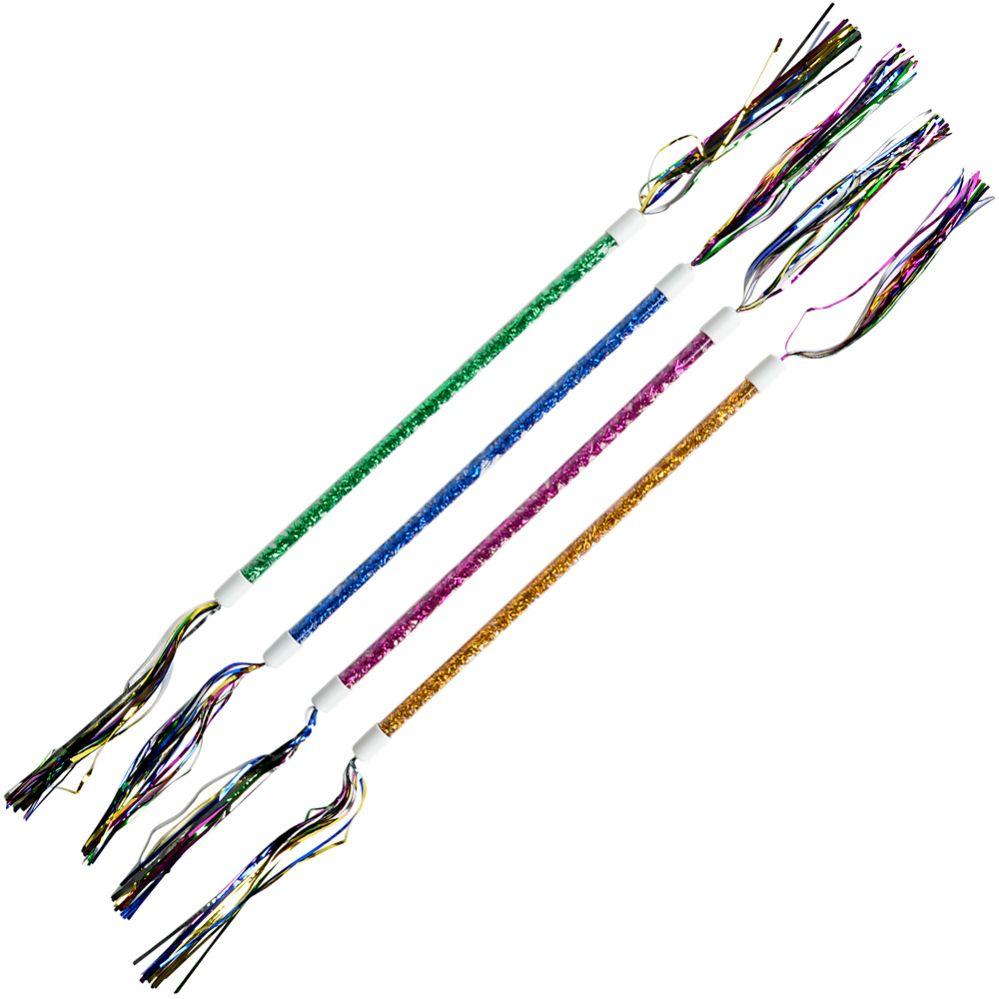 144 Wholesale 18" Tinsel Baton image