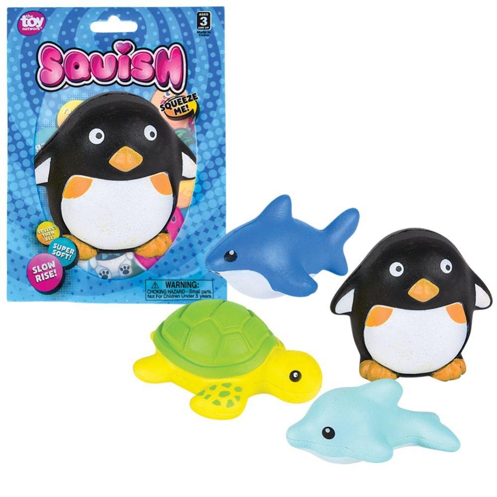 144 Wholesale 3" Squish Sea Life Assortment image