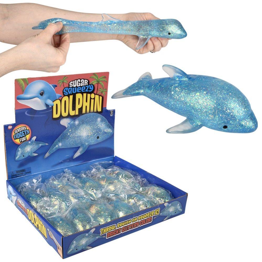 72 Wholesale 6" Squeezy Sugar Dolphin image