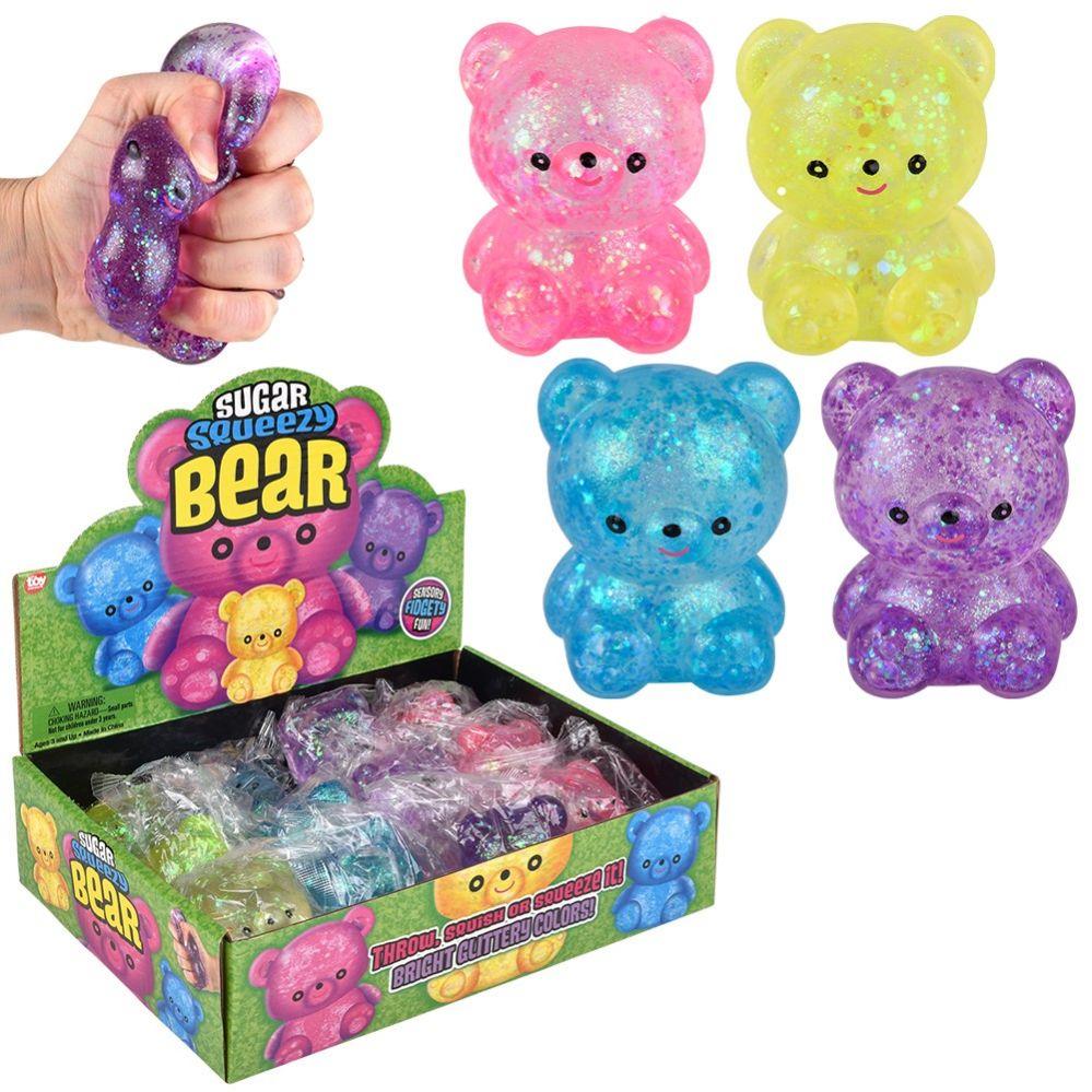 72 Wholesale 3" Squeezy Sugar Bears image