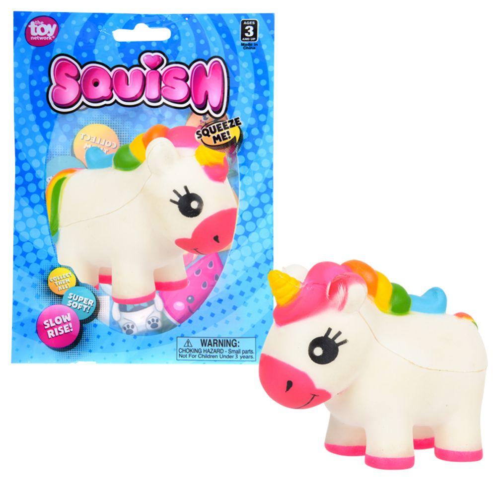 144 Wholesale 4" Squish Unicorn image