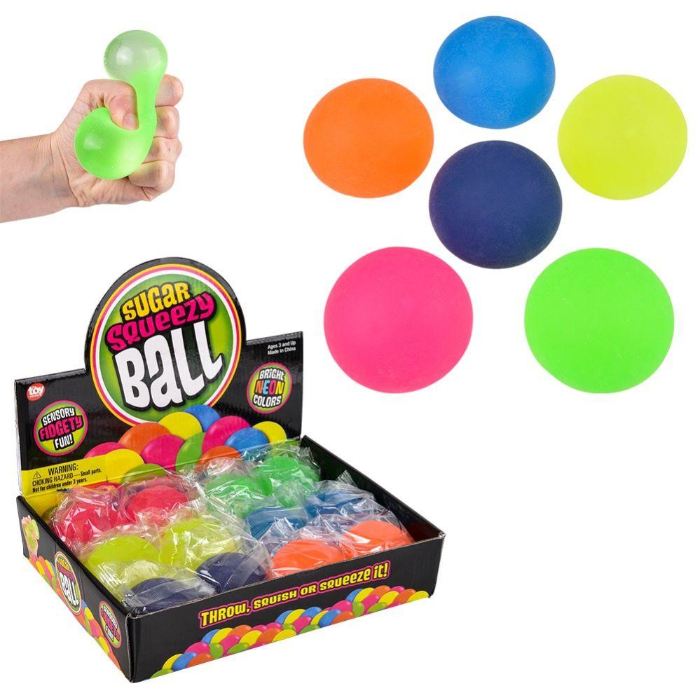 96 Wholesale 2.4" Squeezy Sugar Ball image