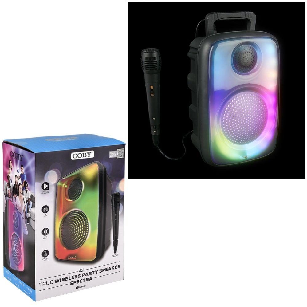 4 Wholesale Spectra True Wireless Party Speaker With Microphone image
