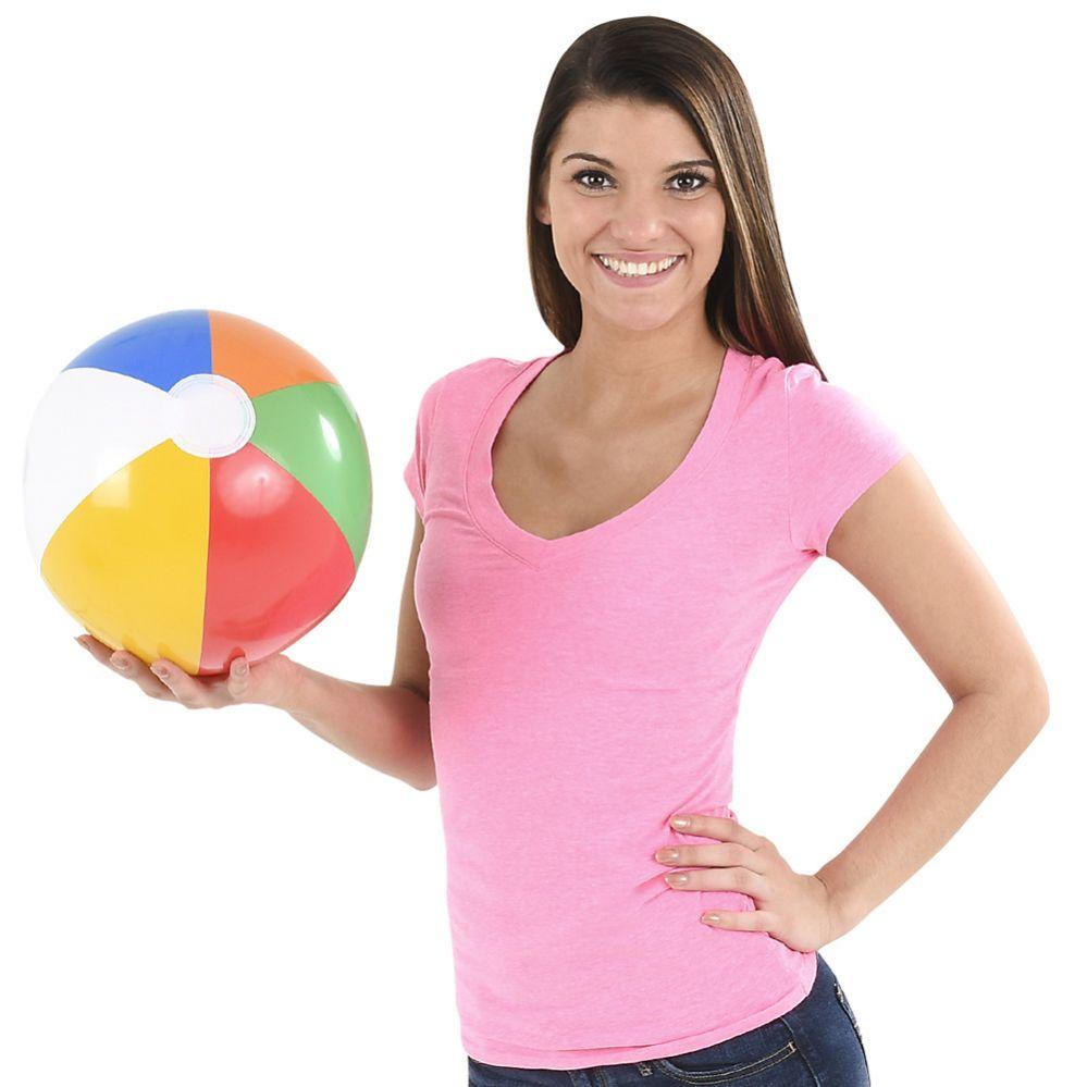288 Wholesale 16" Multicolored Beach Ball image