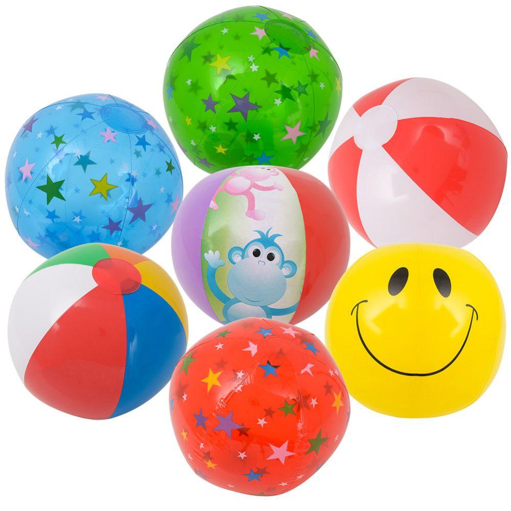 150 Wholesale 16" Beach Ball Assortment (25pcs/unit) image