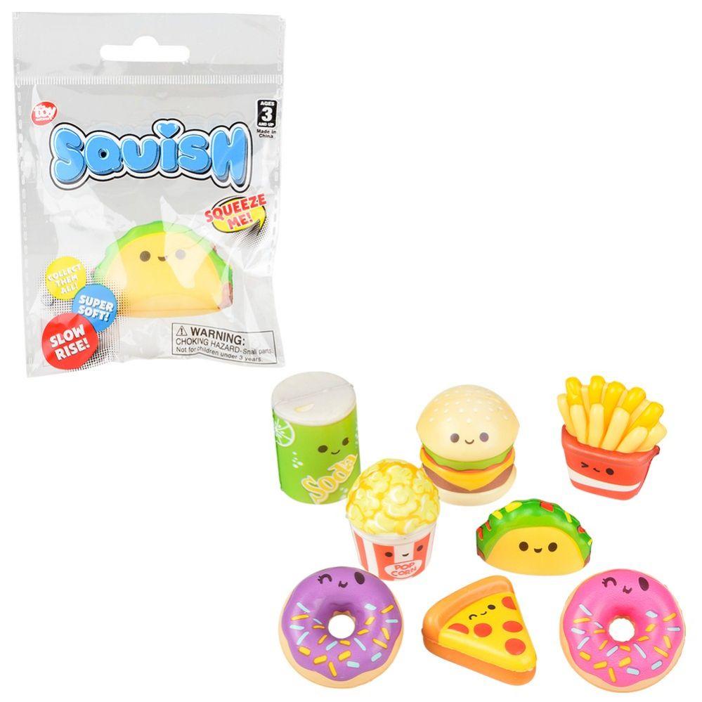 576 Wholesale Micro Squish Fun Foods 1.5"-2.25" image