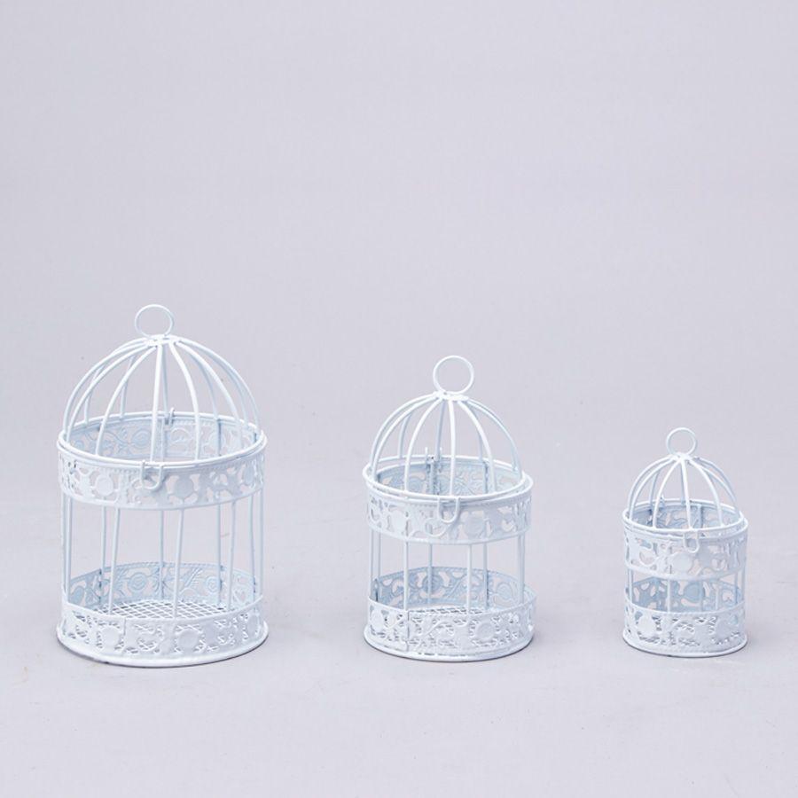 24 Wholesale Metal Bird Cage 3pc/set image