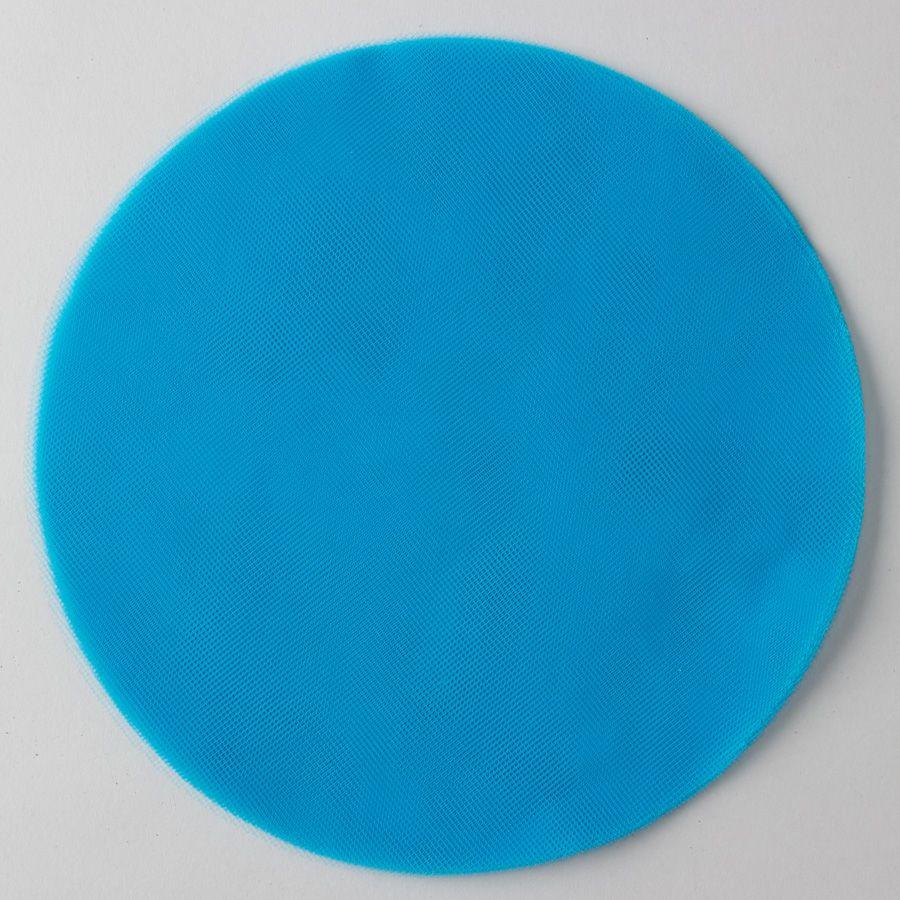 144 Wholesale Tulle Circles 9 inch 25pc/bag - Turquoise image