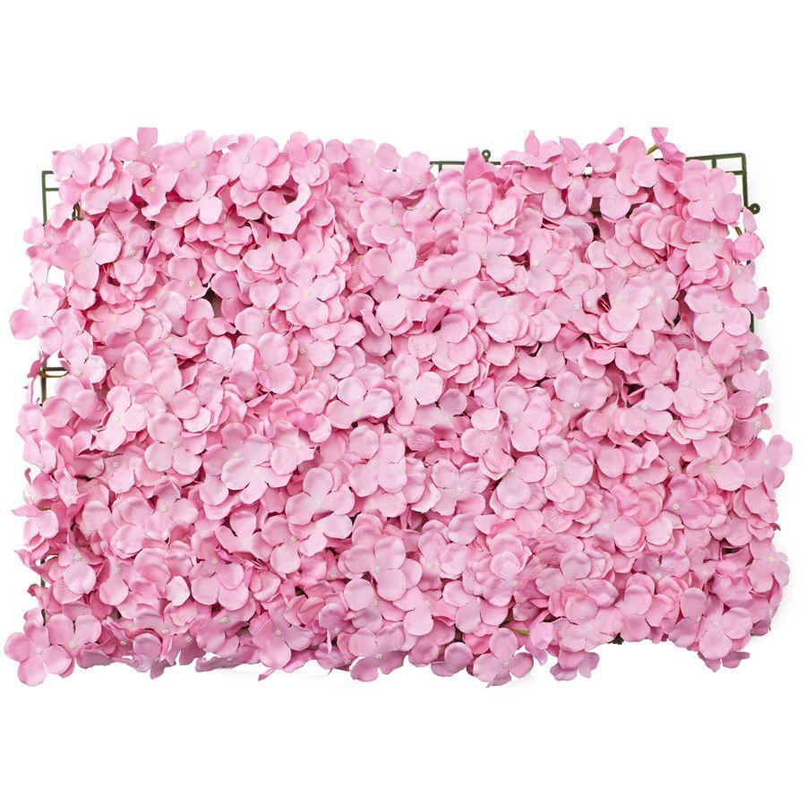 12 Wholesale Artificial Hydrangea Mat 24 inch - Pink image