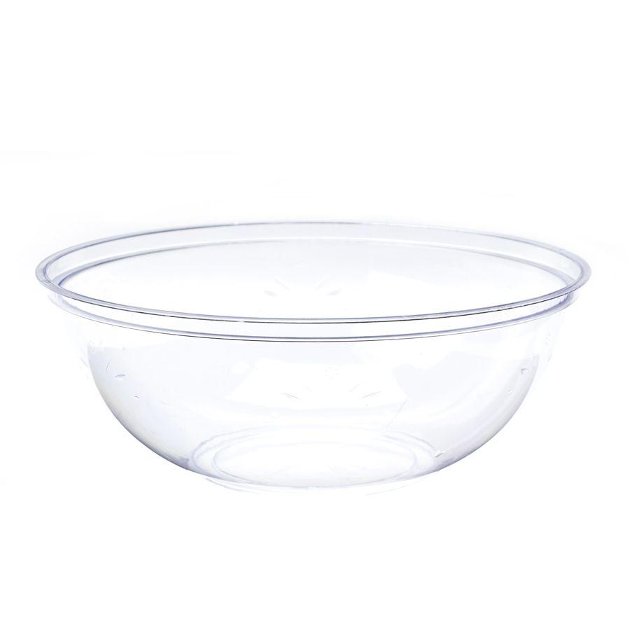 24 Wholesale Plastic Serving Bowl - Clear image