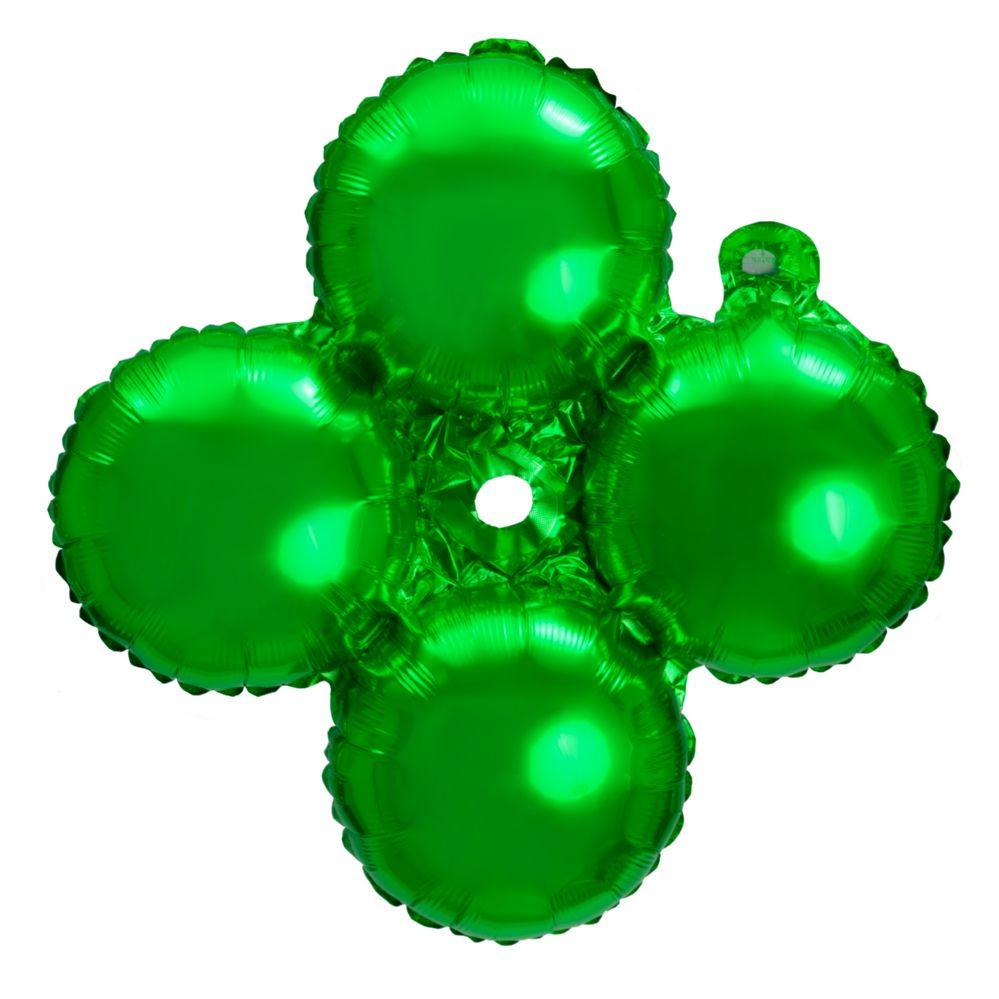 6 Wholesale 6 Wholesale 16" Quad Mylar Balloon 50pc/pack - Green - WSD image