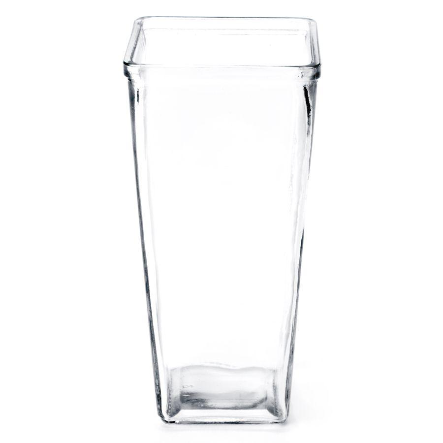 12 Wholesale Tapered Glass Vase 9 inch image