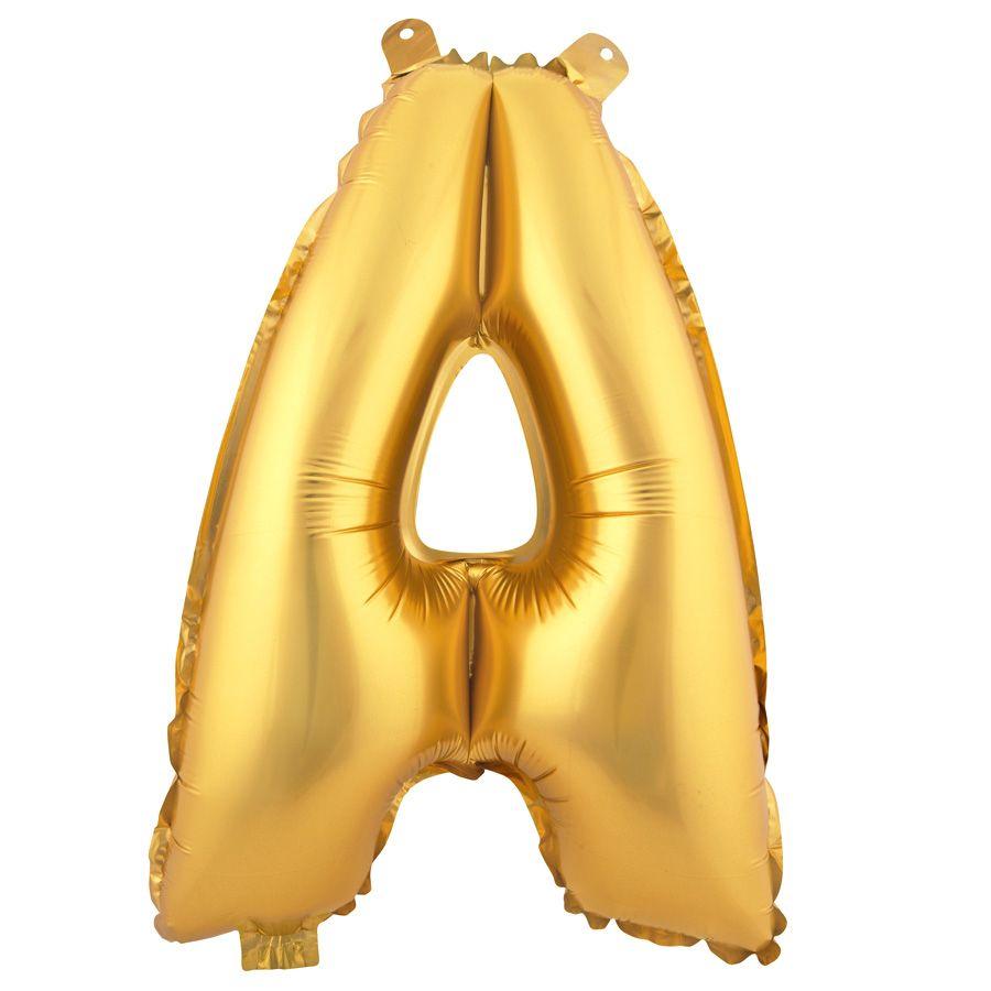 72 Wholesale Letter Mylar Foil Balloon 16 inches  - "a" image
