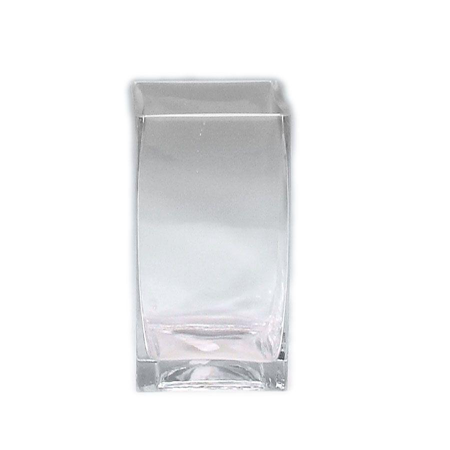 12 Wholesale Tall Square Vase 8 inch image