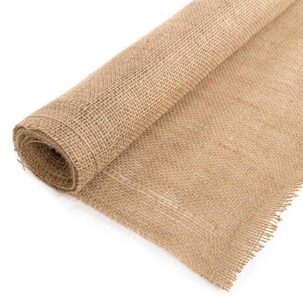 5 Wholesale Decorative Burlap Roll Natural 21 inch image