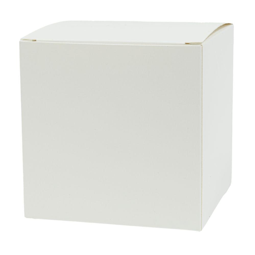 48 Wholesale Rectangle Paper Gift Box 12pc - White image