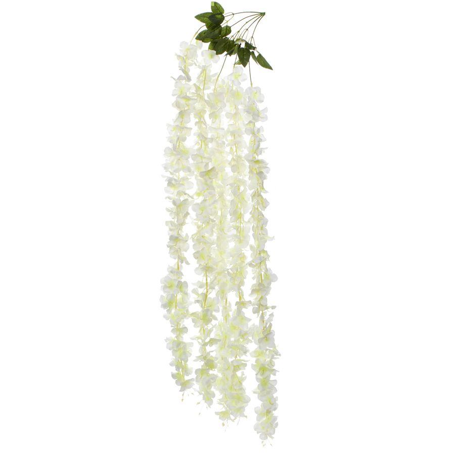 24 Wholesale Artificial Wisteria Spray - Ivory image
