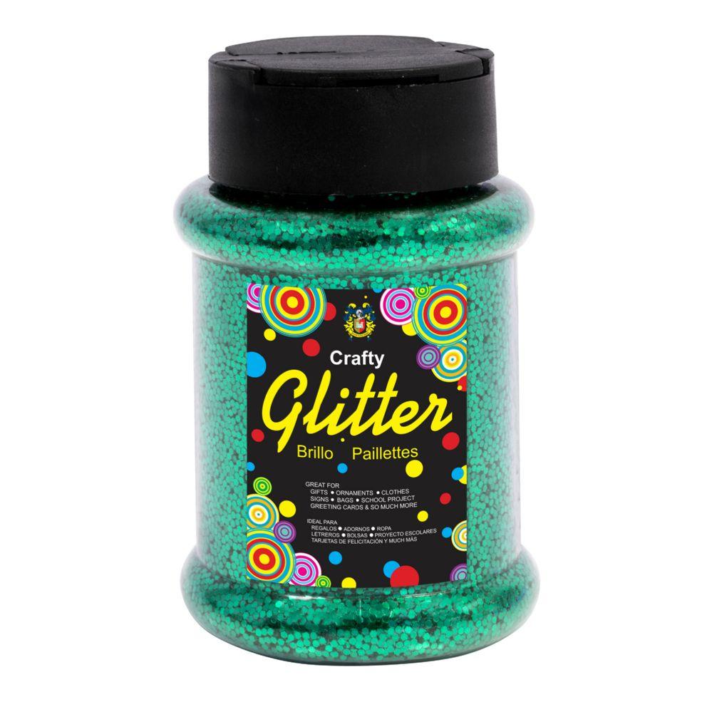 24 Wholesale Glitter Bottle 4oz - Aqua image