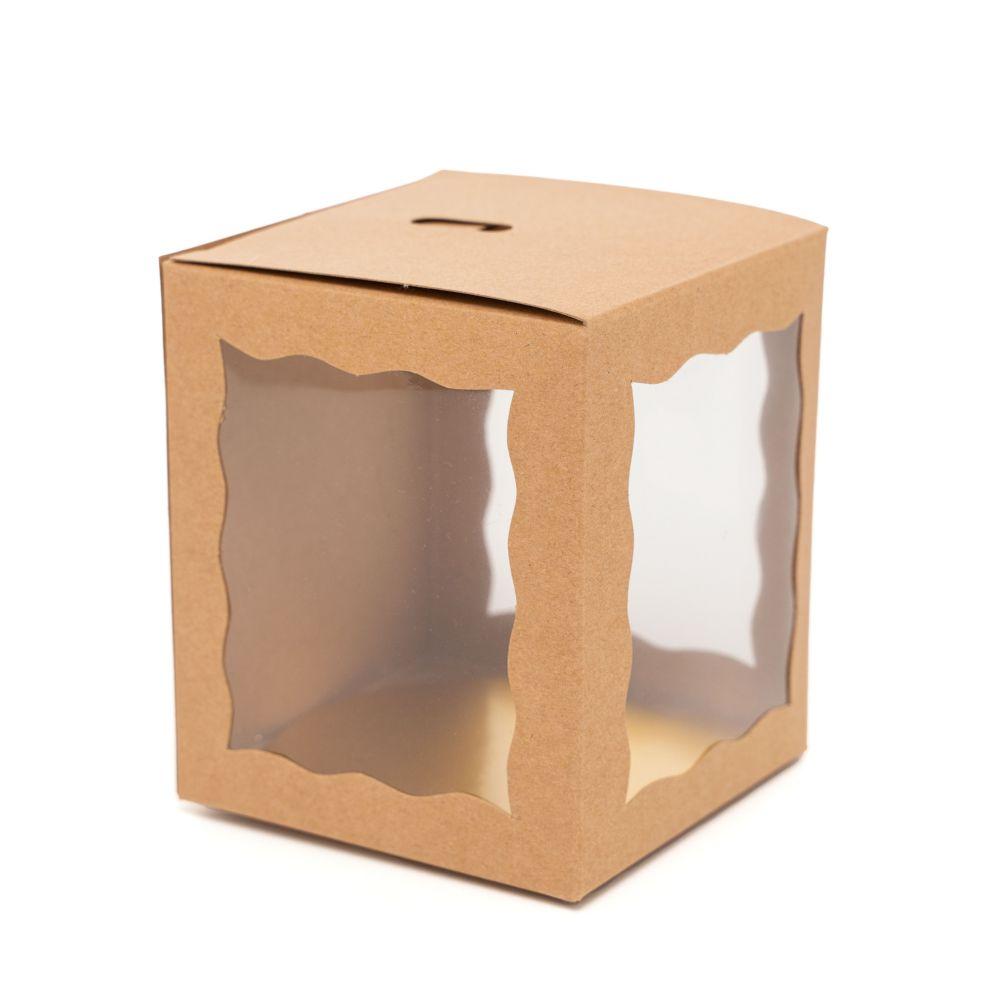10 Wholesale Candy Apple Box 4 inch 25pc/pack - Natural image