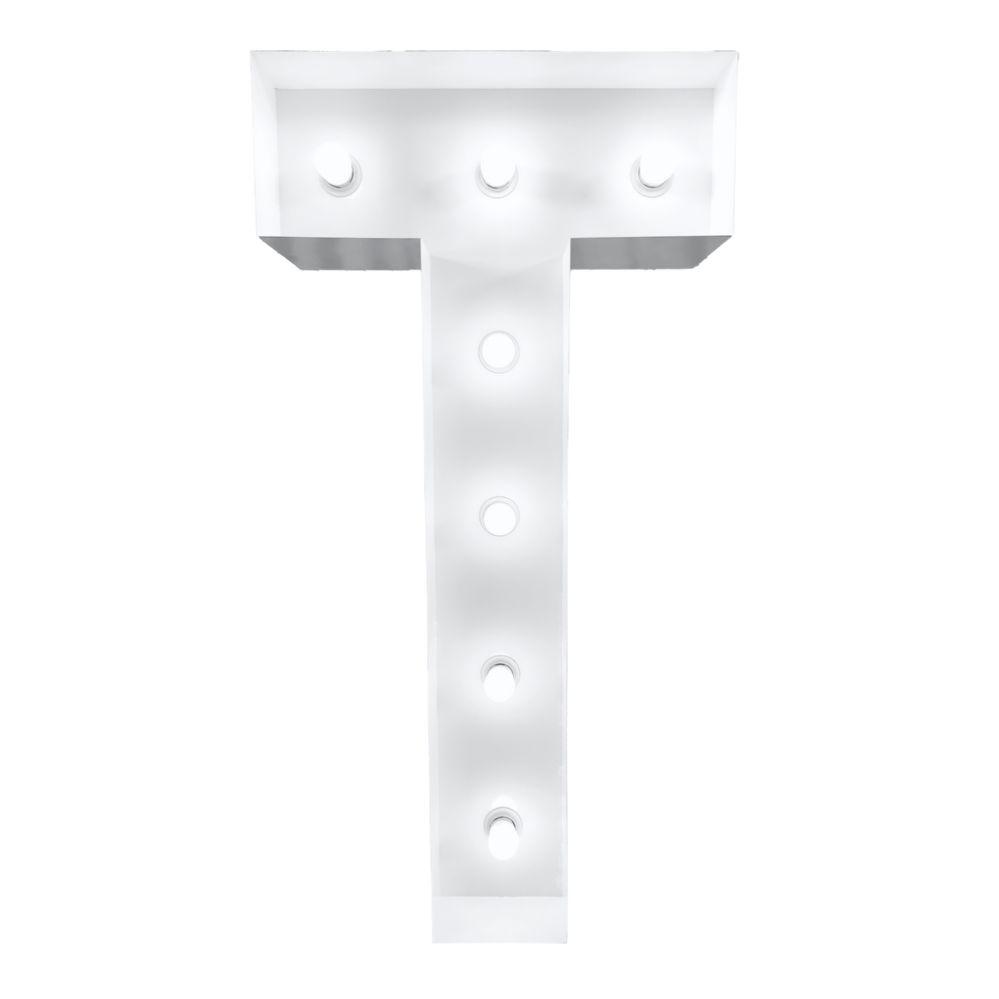 Wholesale 4ft Light Up Marquee Letters ?t? - White image