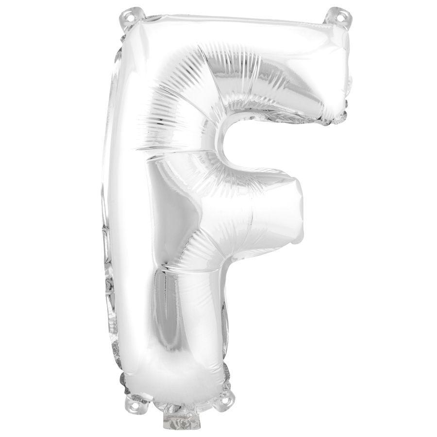 72 Wholesale Letter Mylar Foil Balloon 16 inches - "f" image