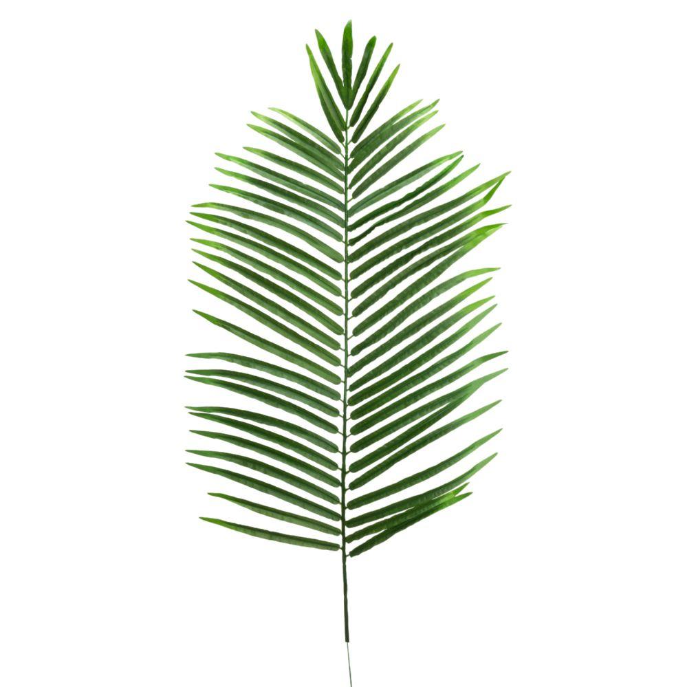 24 Wholesale Artificial Feather Palm Leaf - Light Green image