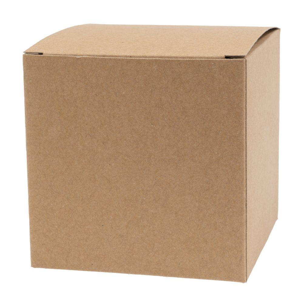 48 Wholesale Rectangle Paper Gift Box 12pc/pack - Natural image