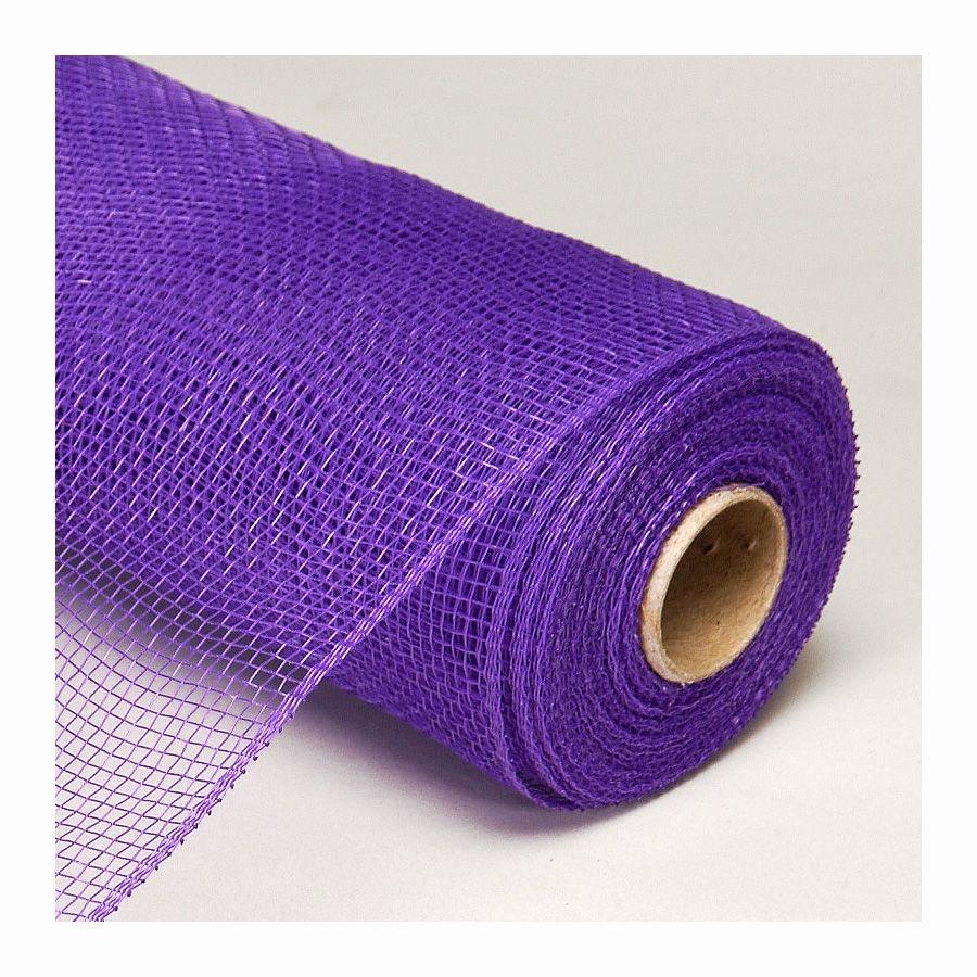 20 Wholesale Decorative Poly Mesh Roll - Purple image