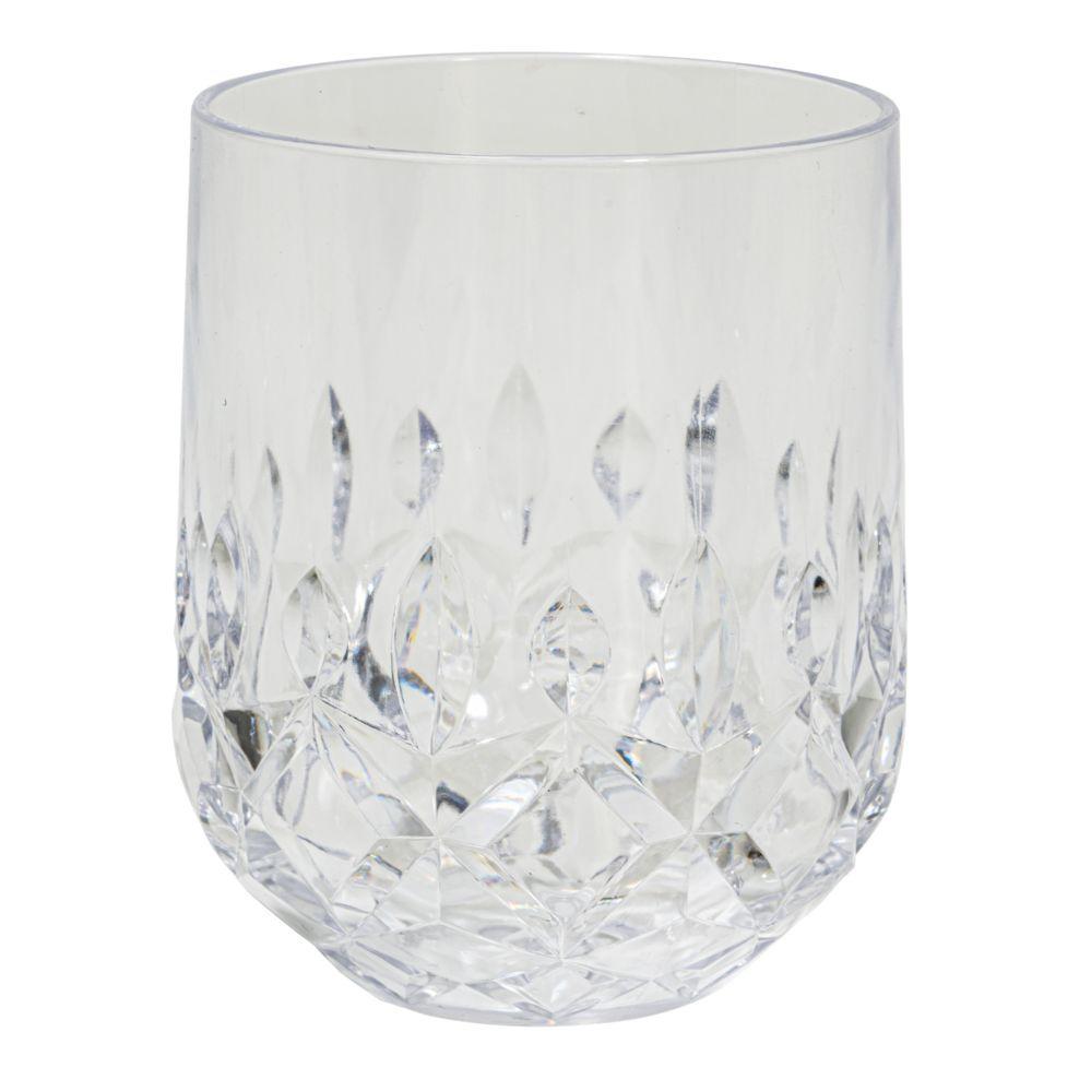 24 Wholesale Plastic Tumbler 12oz - Clear image